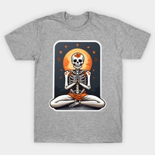 Skeleton Meditating T-Shirt